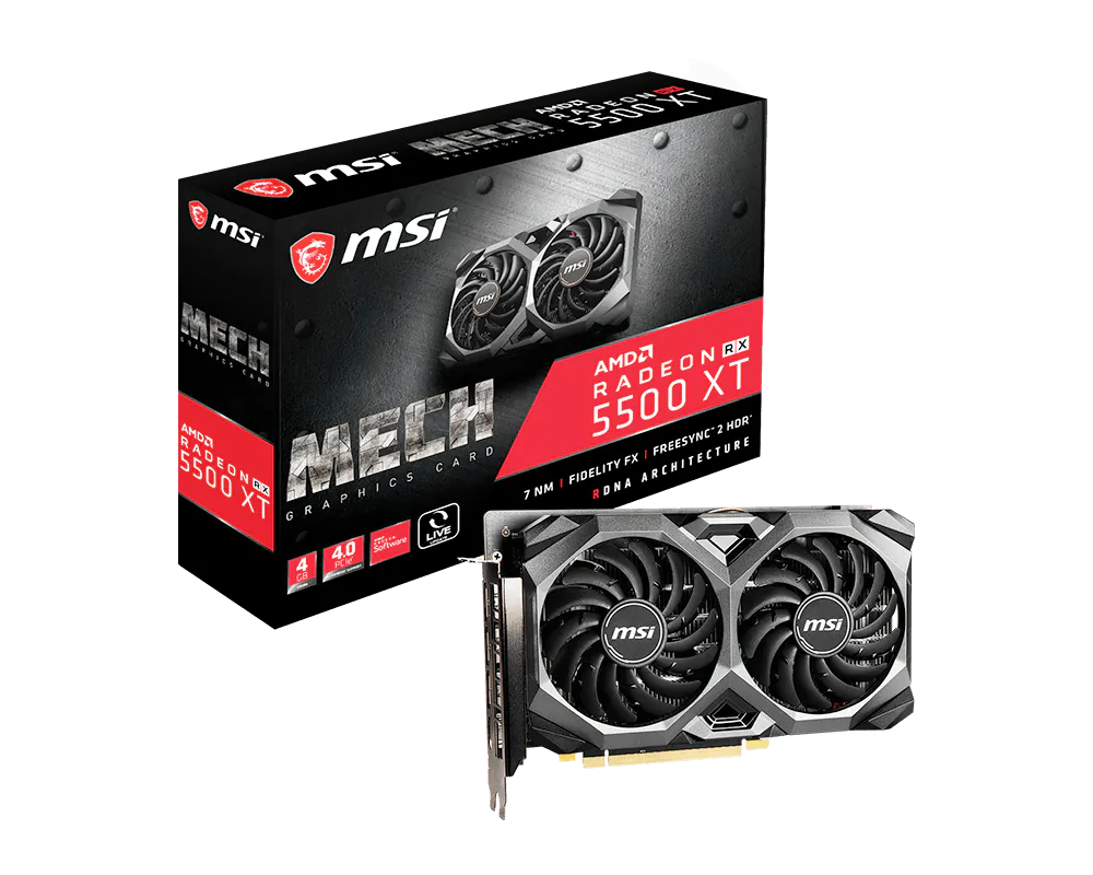MSI Radeon RX 5500 XT MECH 4G